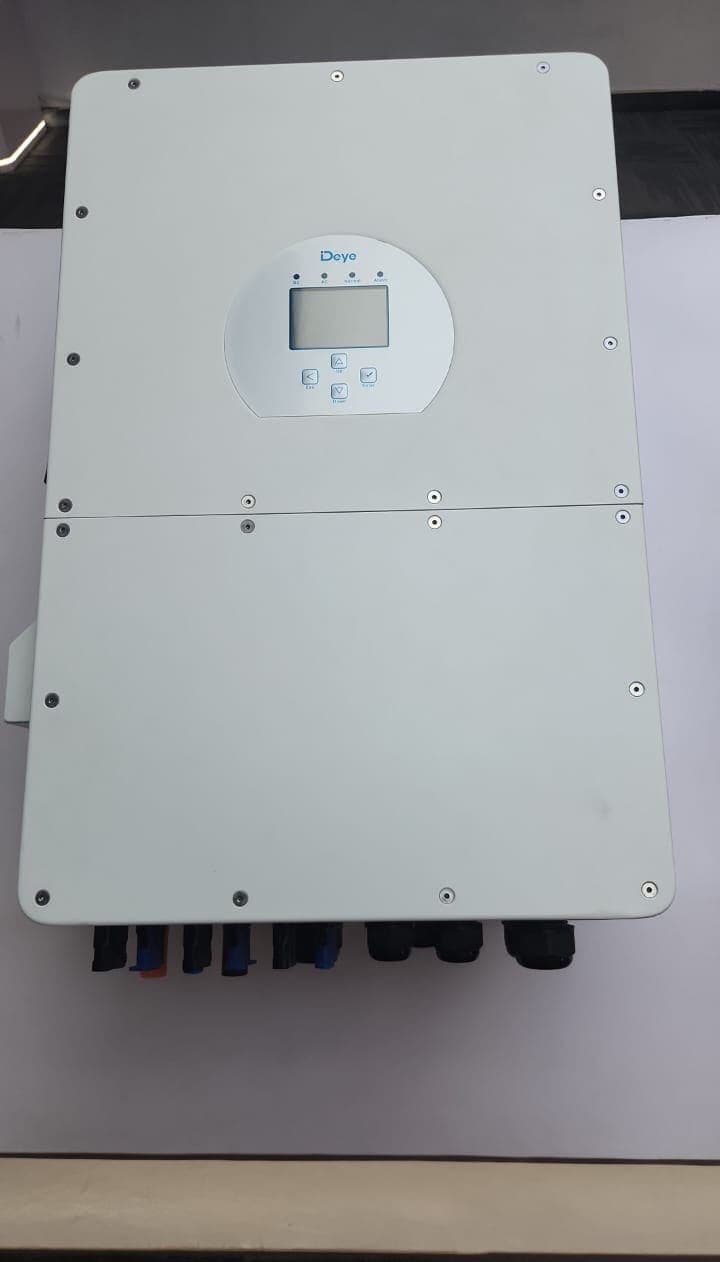 Deye 30kVA high-voltage hybrid inverter, front view