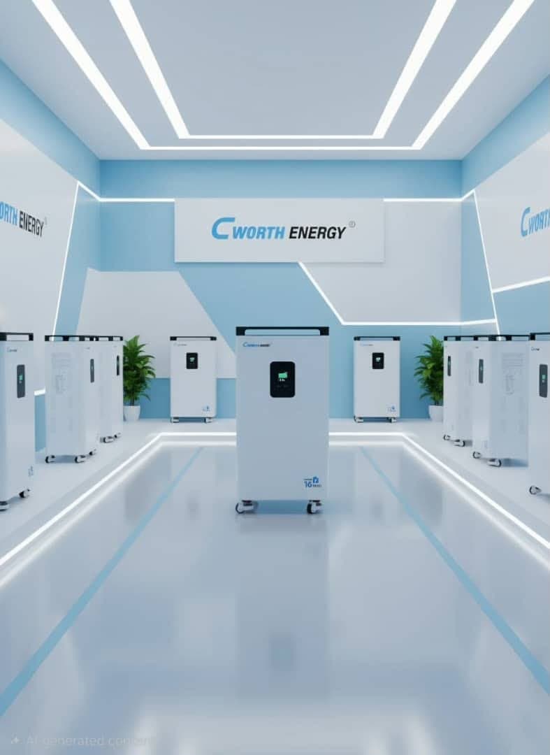 Cworth Energy 16kWh lithium battery, the maker's promotional picture