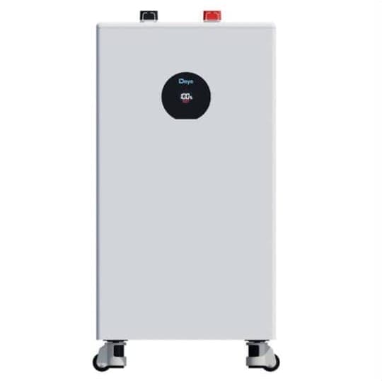 Deye 16kWh lithium battery on wheels