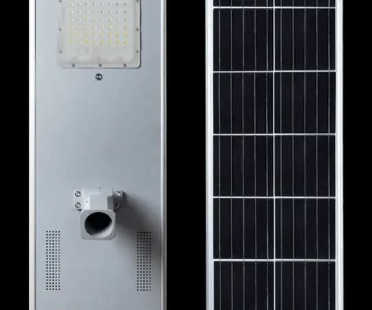 Felicity P3 60W all-in-one solar street light, lamp side and solar panel side