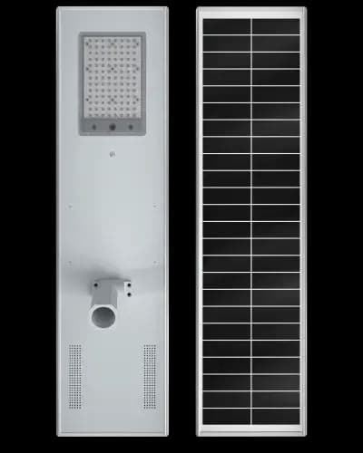 Felicity P3 80W all-in-one solar street light, lamp side and solar panel side