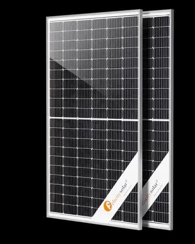 Two Felicity 450W monocrystalline solar panels