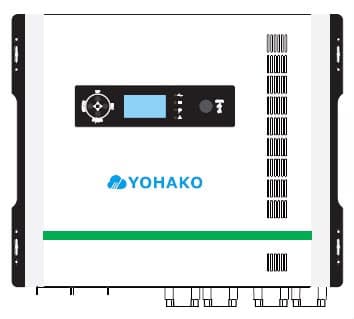 Yohako pure sine wave inverter, white with a green stripe