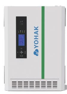 Yohako pure sine wave inverter, upright with a green stripe