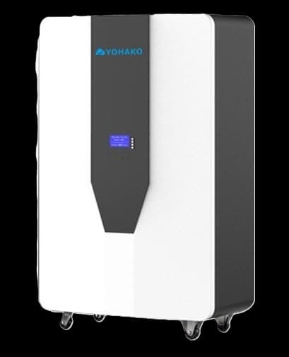 Yohako standing lithium battery with Wi-Fi, on wheels