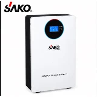 Sako 12.5kWh LiFePO4 lithium battery with a round display