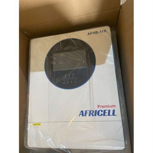 Africell AFHB-11K hybrid inverter in its carton